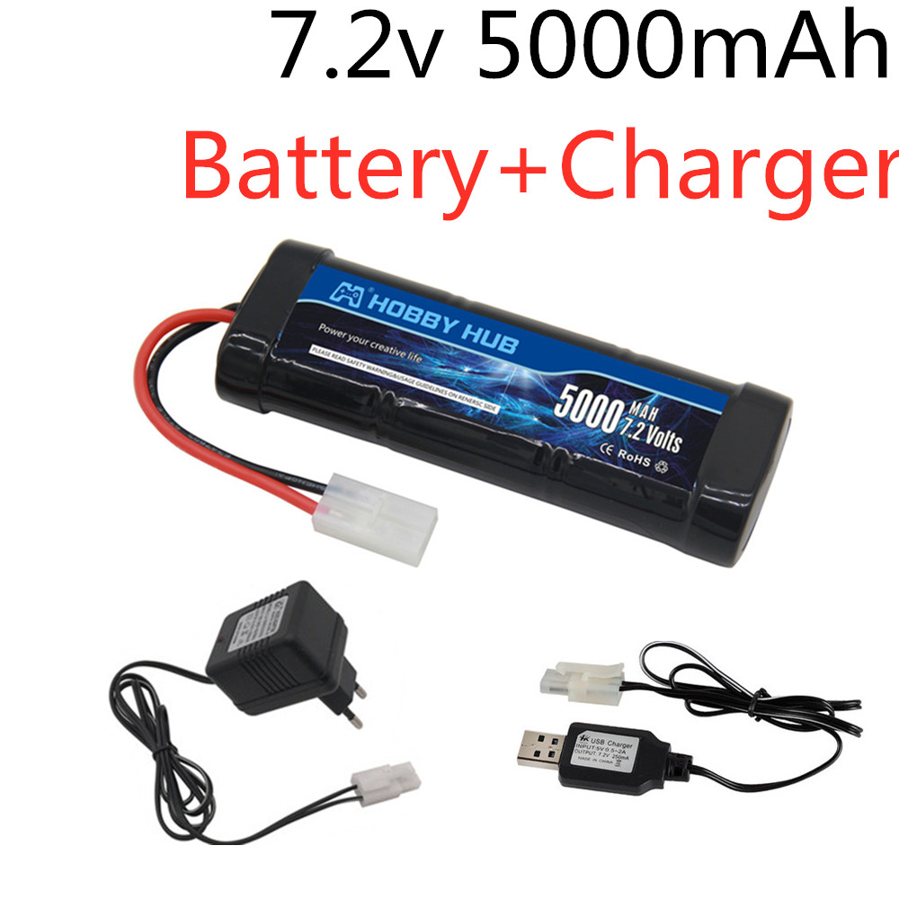 Rc Hobby Vehicles - 7.2V 5000 MAh Ni-mh Battery Pack