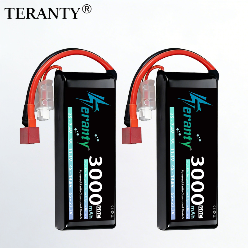 Rc Hobby Vehicles - TERANTY 2S 3000mAh Baterai Lipo 7.4V
