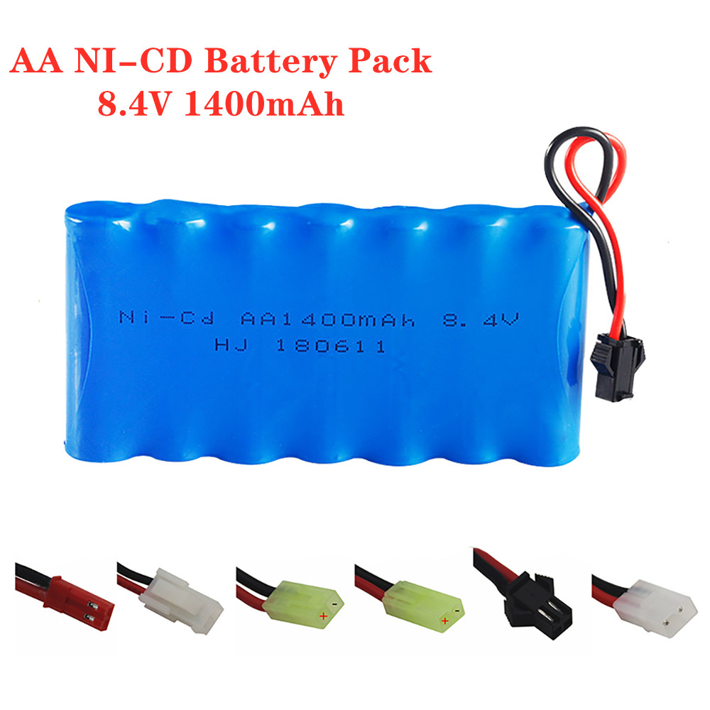 Rc Hobby Vehicles - Paket Baterai Isi Ulang 8.4V 1400Mah