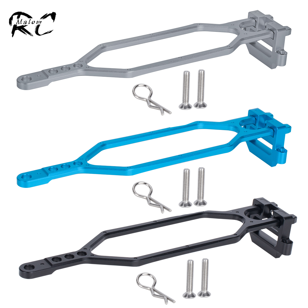 Rc Hobby Factory - Kit baterai penyangga aluminium CNC kapasitas