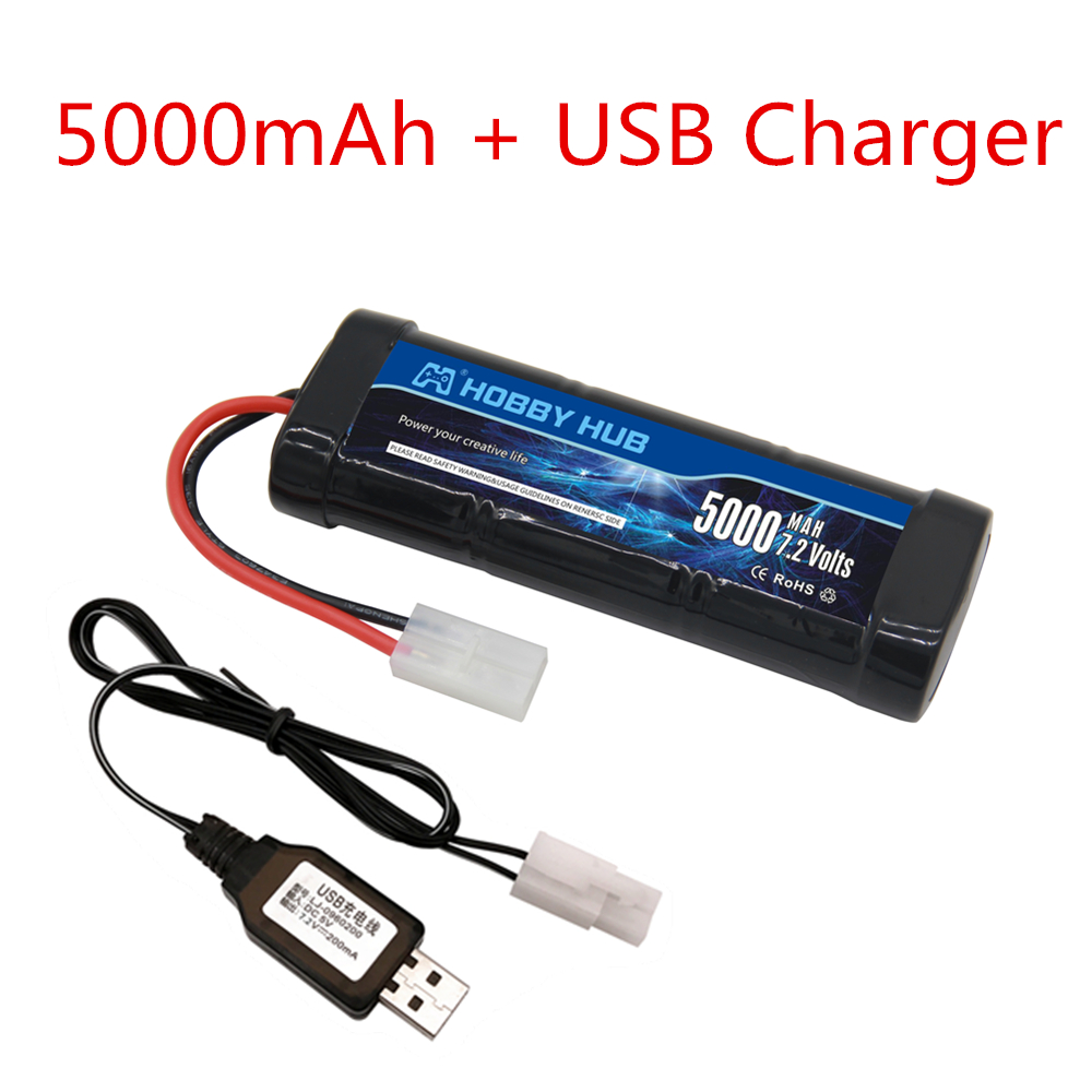 7.2V 5000 MAh Ni-mh Battery Pa - Rc Hobby Vehicles ulasan dan harga