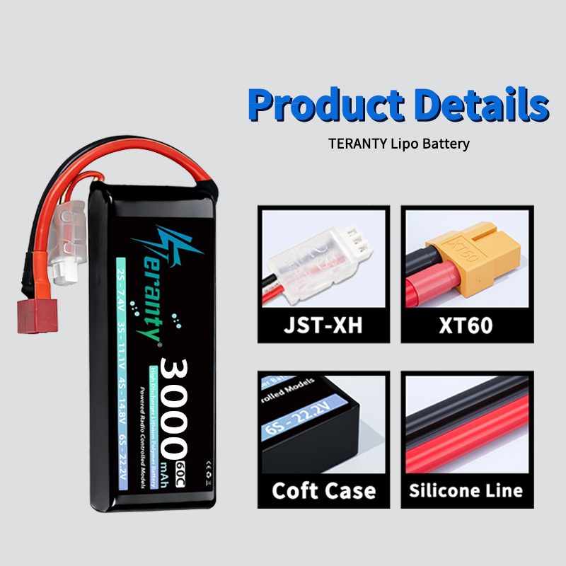 TERANTY 2S 3000mAh Baterai Lip - Rc Hobby Vehicles ulasan dan harga
