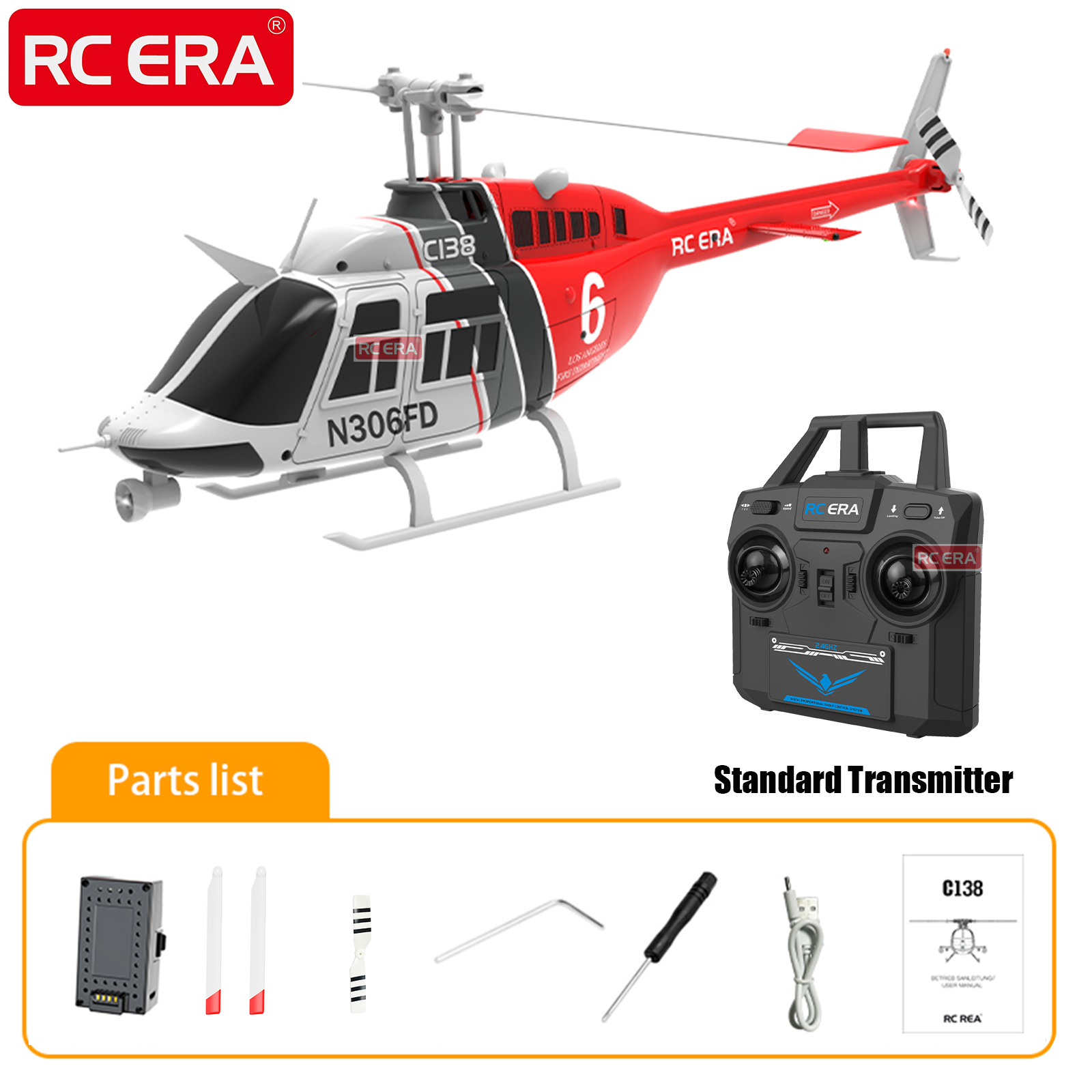 RC ERA C138 BELL 206 Jet Range - Rc Hobby Experts ulasan dan harga