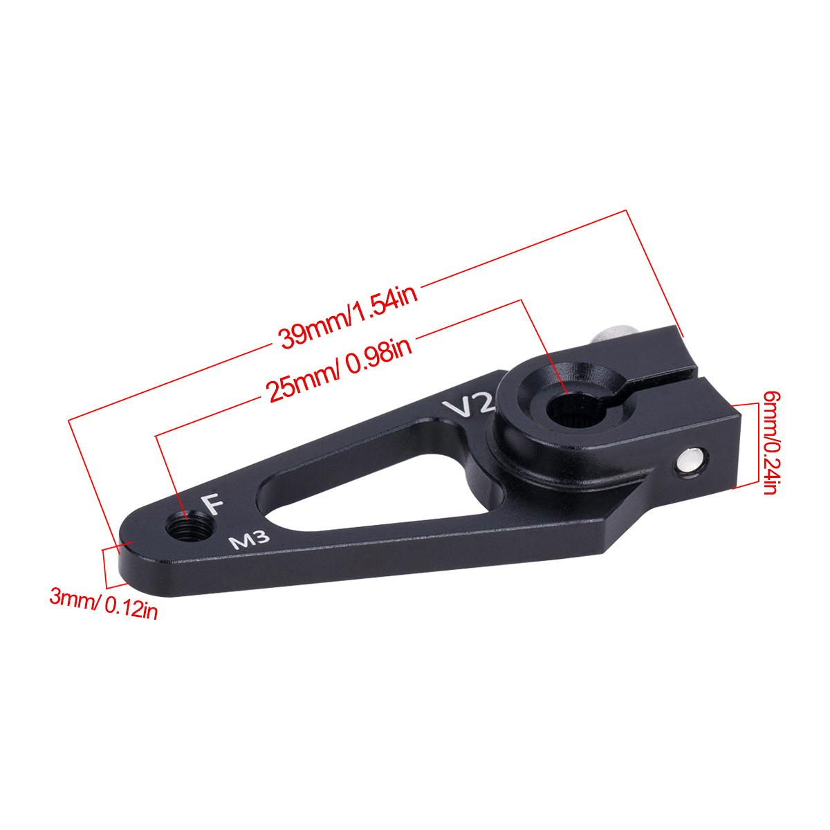 7075 Aluminium 25T Servo Horn  - Rc Hobby Factory ulasan dan harga