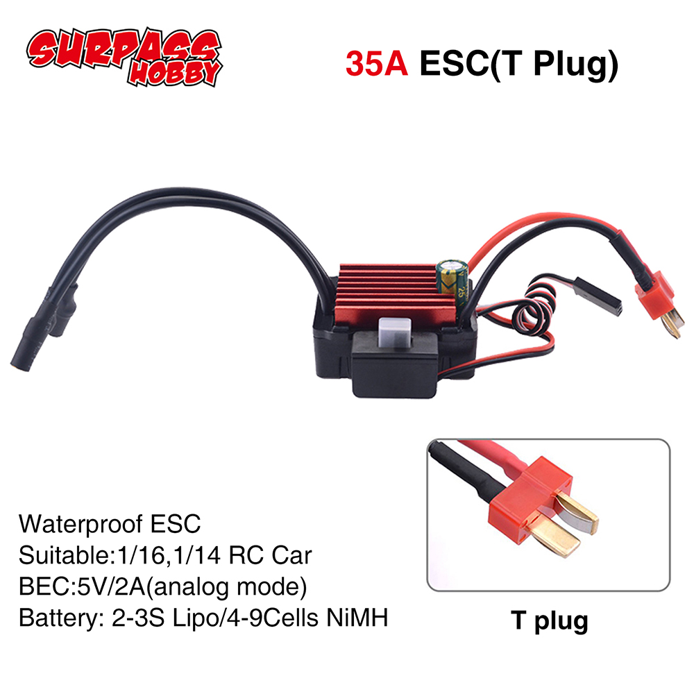 SURPASSHOBBY ESC 150A 80A 120A - Esc Waterproof 60A ulasan dan harga