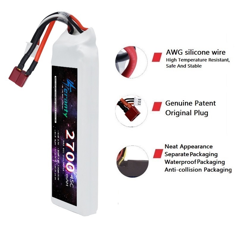 1/3 buah 2S 7.4V baterai Lipo  - Rc Hobby Drone ulasan dan harga