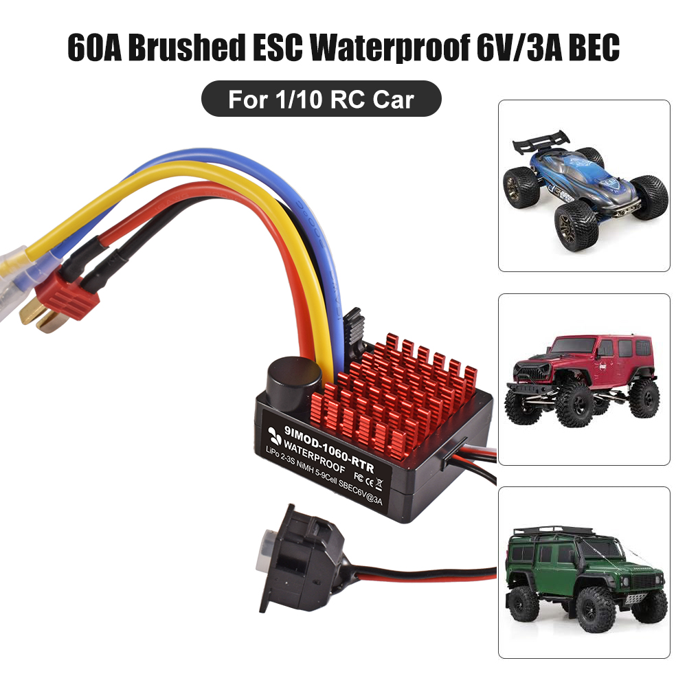9IMOD 1060 RTR 60A ESC Pengend - Esc Waterproof 60A ulasan dan harga
