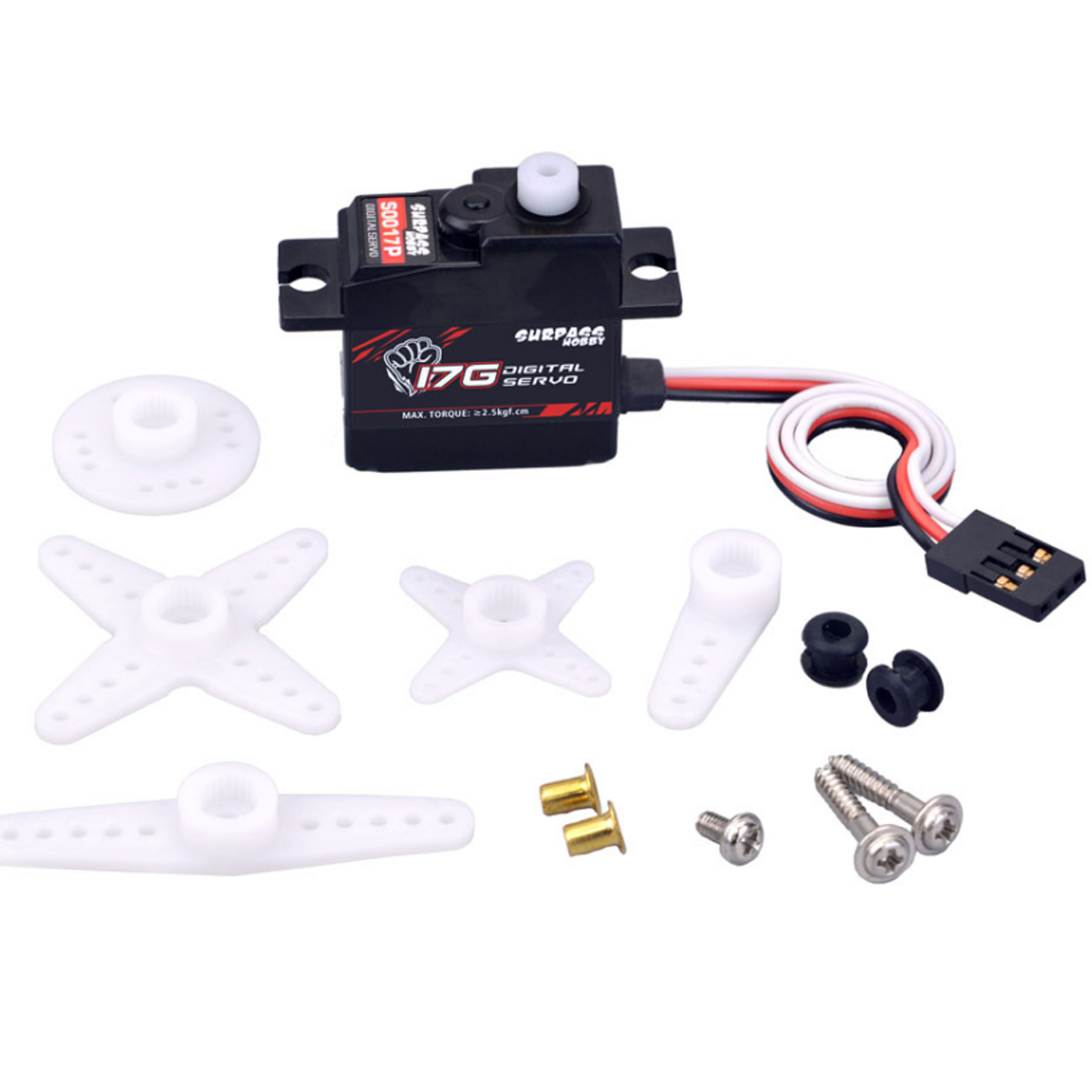 2g 3.7g 4.3g 6g 17g 25g Servo  - Rc Hobby Factory ulasan dan harga