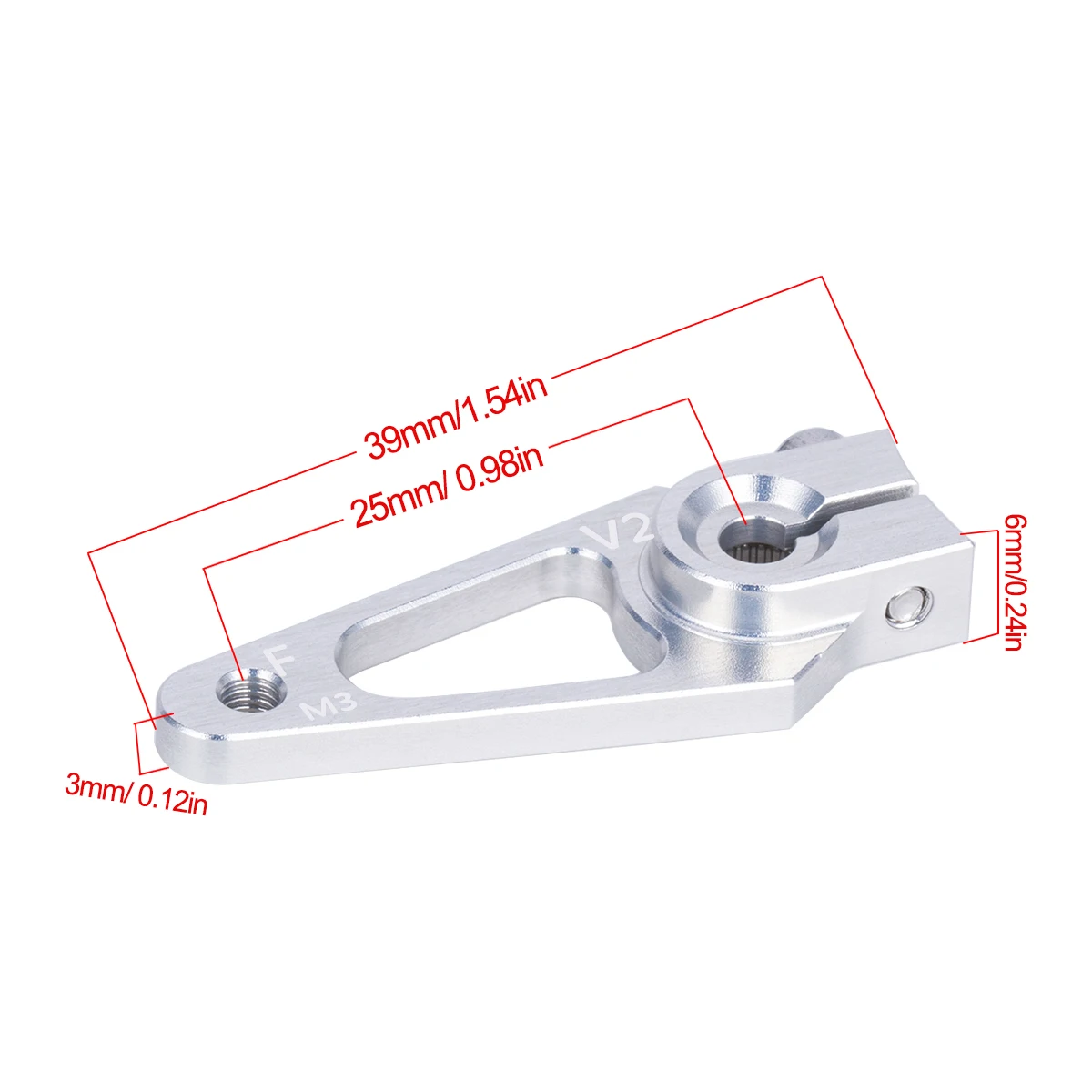 39mm M3 7075 Aluminium 25T Ser - Rc Hobby Factory ulasan dan harga