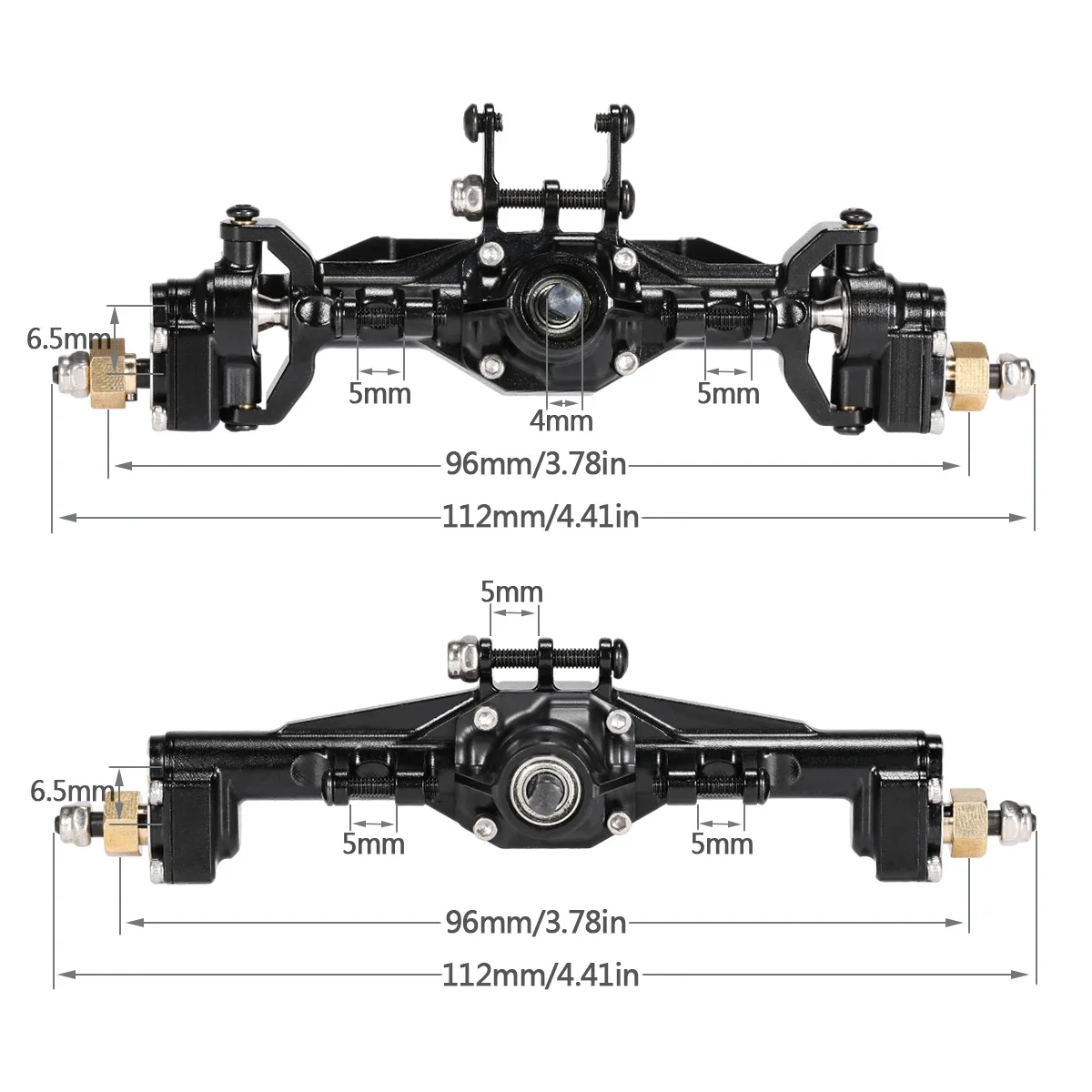 TRX4M aluminium depan belakang - Rc Hobby Factory ulasan dan harga