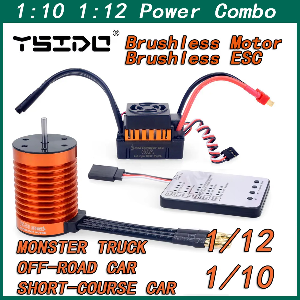 1/10 1/12 1/14 RC bagian tahan - Esc Waterproof 60A ulasan dan harga