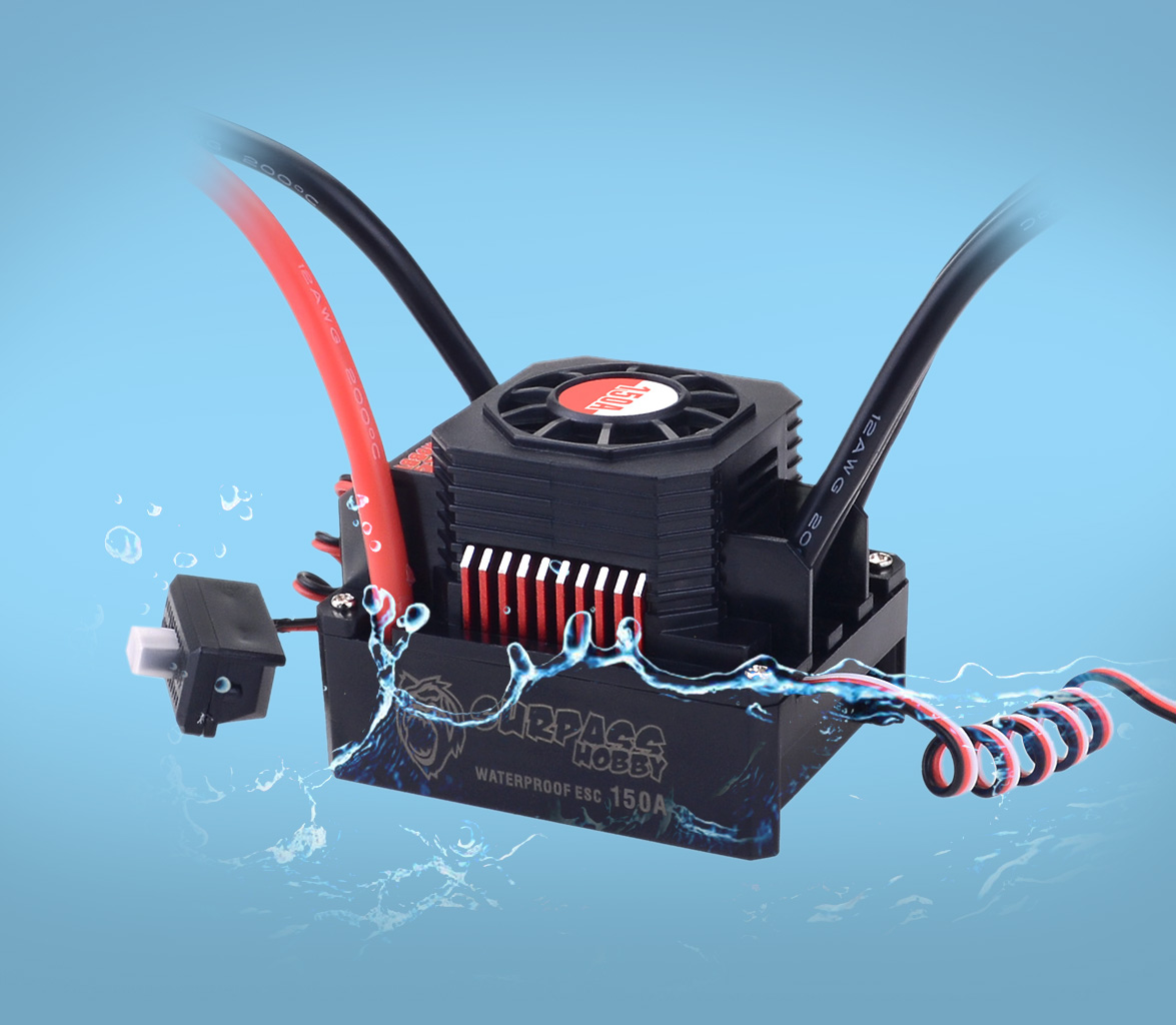 Melampaui Hobi Tahan Air Pengo - Esc Waterproof 60A ulasan dan harga