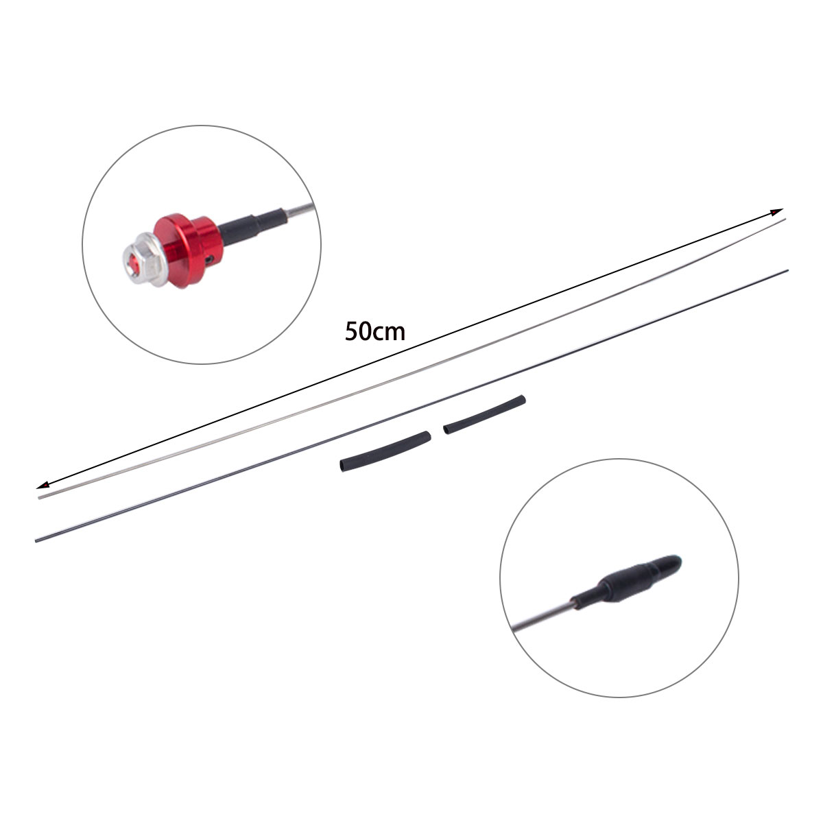 50cm antena simulasi logam dap - Rc Hobby Factory ulasan dan harga