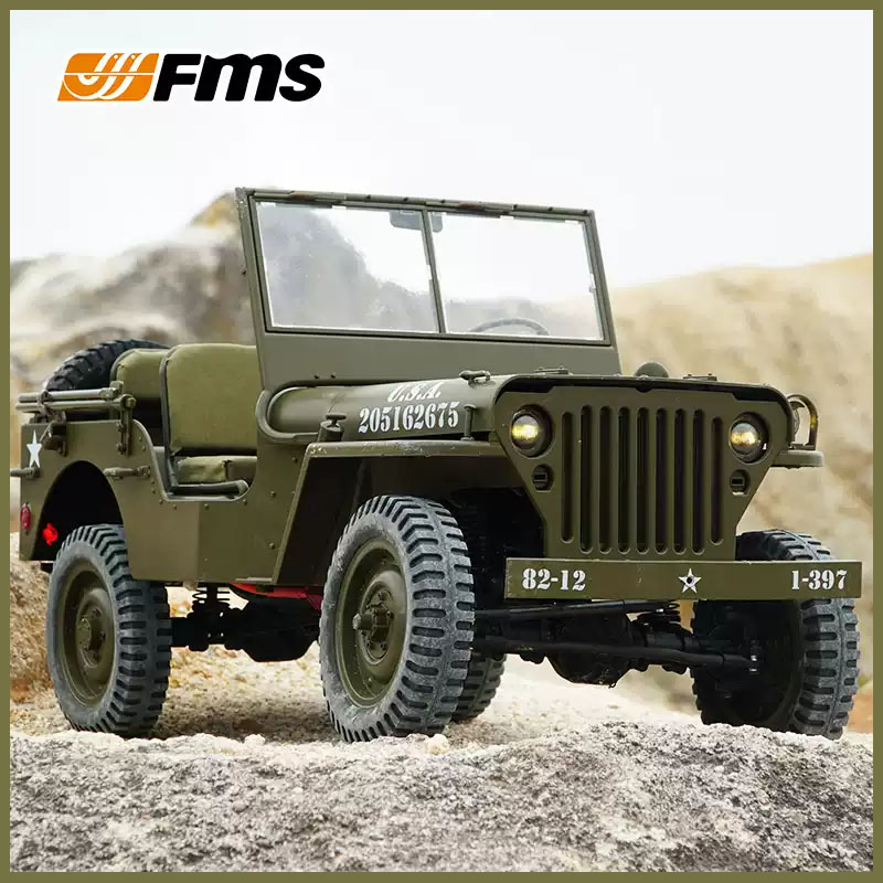 FMS 1/6 Climber 1941 Willys MB - Rc Hobby Factory ulasan dan harga