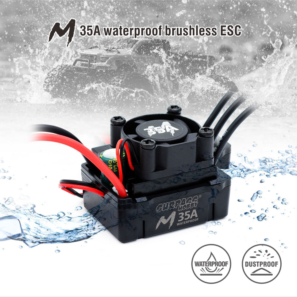 SURPASS HOBBY 60A 45A 35A Peng - Esc Waterproof 60A ulasan dan harga